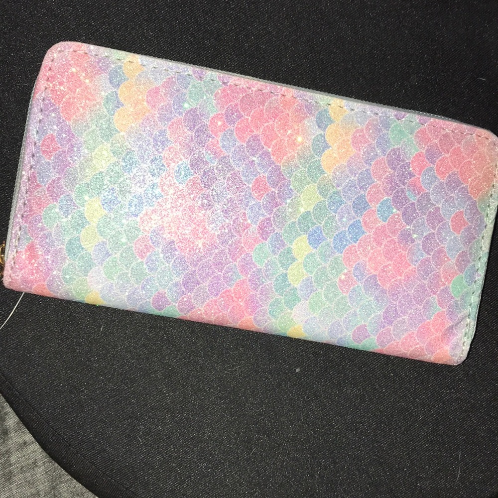 Mermaid Glitter zipper wallet